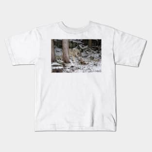 Eastern Gray Wolf Kids T-Shirt